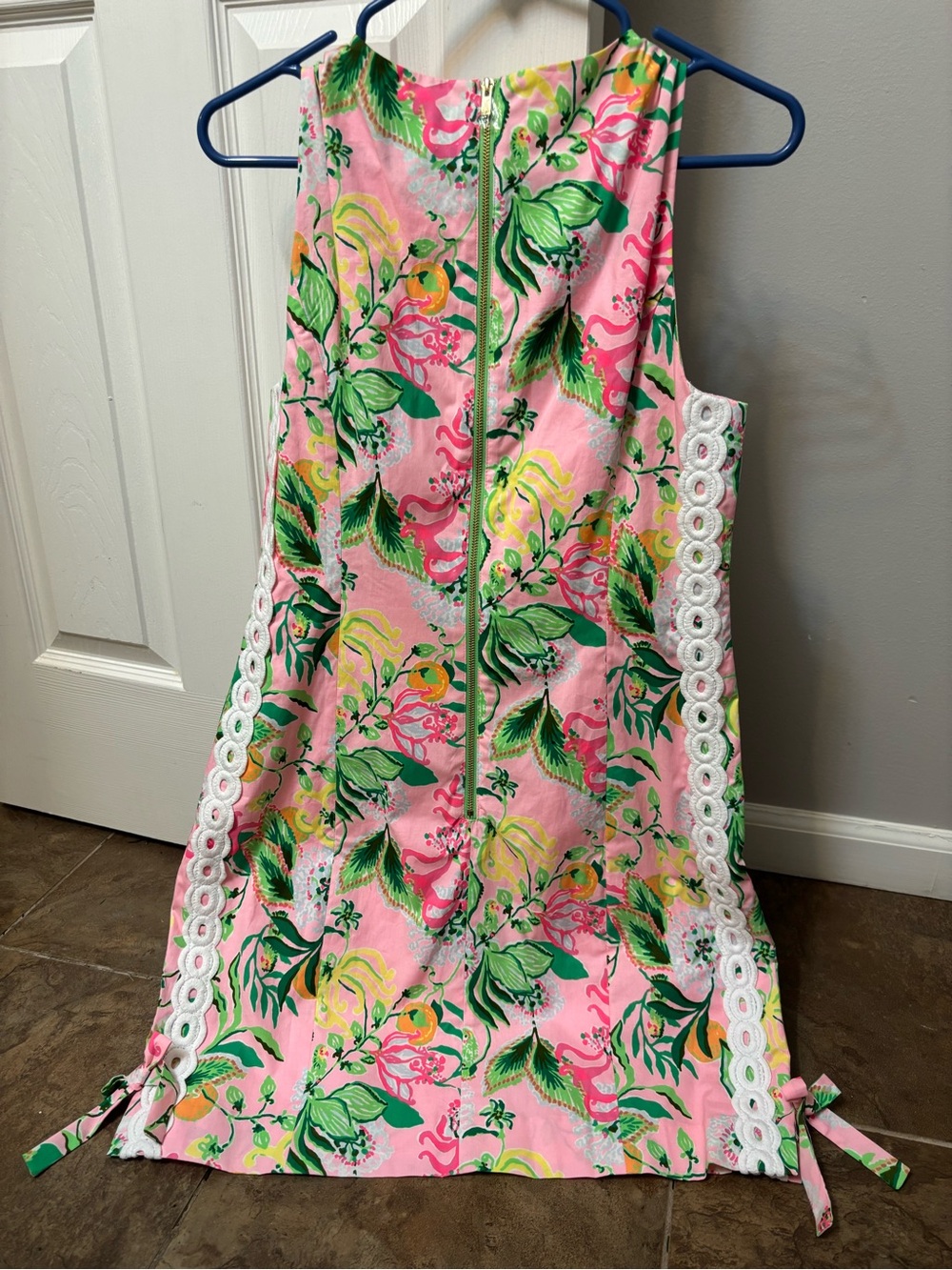 Lilly Pulitzer Pink Multi Floral Shift Dress - Picture 7 of 8